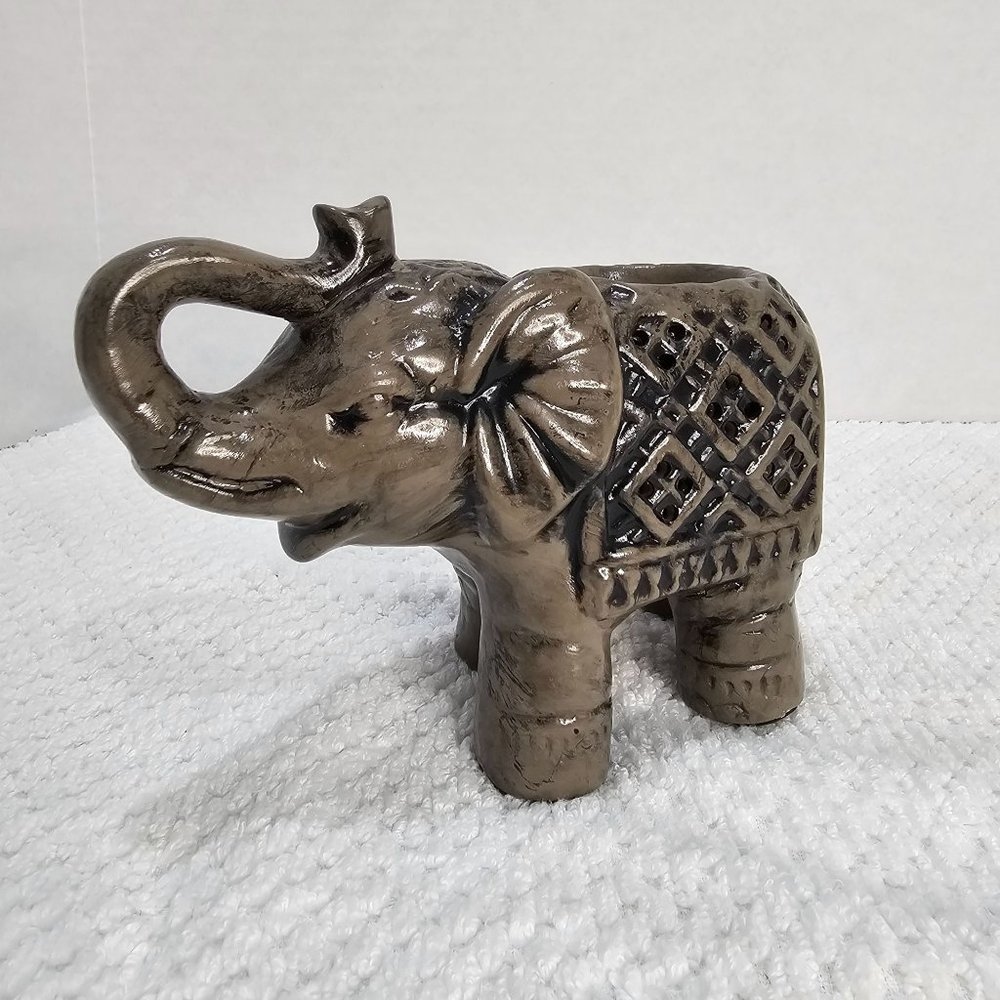 Elephant Ceramic‎ Tea Light holder,  incense holder, jewelry holder, gift